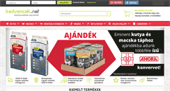 Desktop Screenshot of kedvencek.net